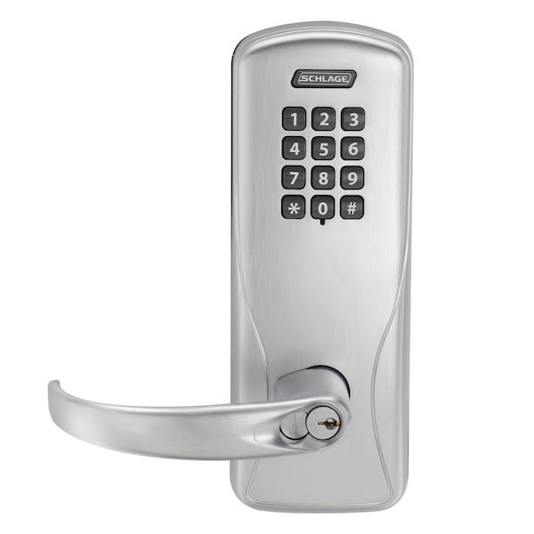 Schlage Electronics Standalone Keypad Programmable Electronic Lock Mortise Classroom / Storeroom Keypad Sparta Lever wit CO100MS70KPSPA626B - main